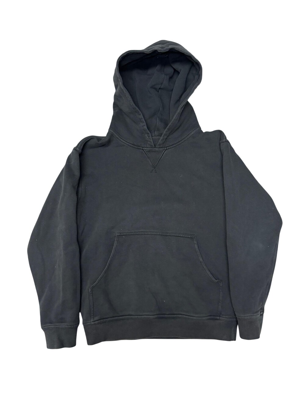 Lululemon Hoodie Sweatshirt Womens Medium Black Fleece Pullover scuba Pocket